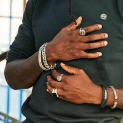 Buddha To Buddha Edwin Small Sterling Silver Size F Bracelet 151 -Lux Jewellery Shop 001J011510102 2 90964 36834.1597697749