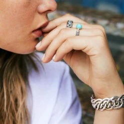 Buddha To Buddha Nathalie Small Sterling Silver Size E Bracelet 211 -Lux Jewellery Shop 001J012110101 4 03761 17567.1597697762