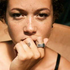 Buddha To Buddha Barbara Double Silver Size 18 Ring 609 -Lux Jewellery Shop 001J026090118 3 33734 12668.1597697776