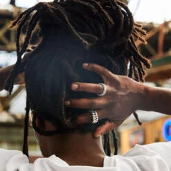 Buddha To Buddha Chain Texture Silver Size 19 Ring 788 8 Buddha To Buddha Chain Texture Silver Size 19 Ring 788 -Lux Jewellery Shop 001J027880119 4 07907 39766.1597697785