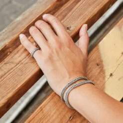 Buddha To Buddha Nurul XS Sterling Silver Size E Bracelet J065 -Lux Jewellery Shop 001K010660107 1 44641 72358.1597697745