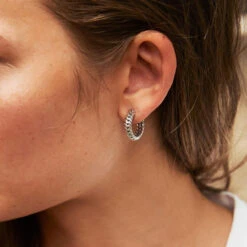 Buddha To Buddha Ben Small Silver One Size Earrings 437 -Lux Jewellery Shop 002J034370100 3 59408 99224.1597697812