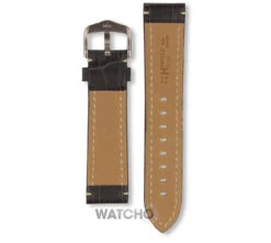 Hirsch Knight Replacement Watch Strap Grey Genuine Exotic Embossed Leather 22mm With Free Connecting Pins -Lux Jewellery Shop 10902830 2 22 2 85151.1417022454