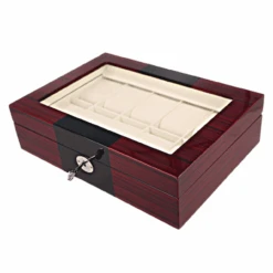 Orbit Red And Black Wooden Luxury Watch Box For 10 Watches With Free Personalisation OW201 -Lux Jewellery Shop 11 46799.1644968740 1