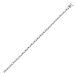 18ct White Gold 3ct Claw Set Diamond H SI3 Line Bracelet P7021890300