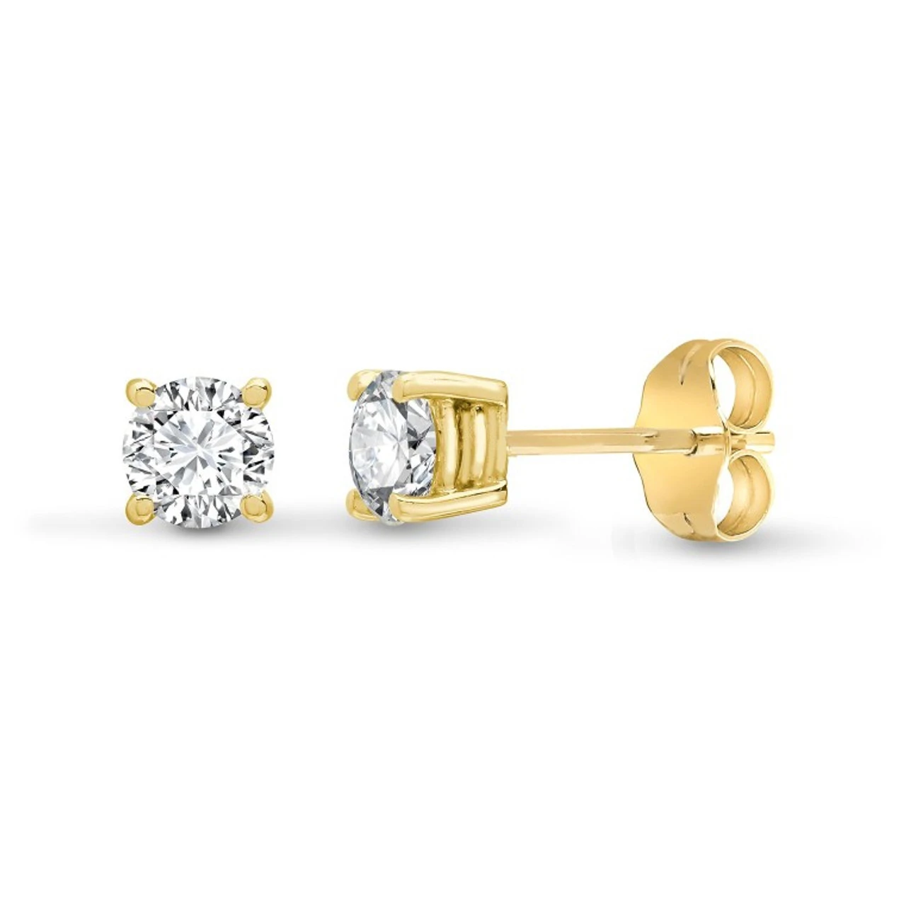 18ct Yellow Gold 35pts Claw Set Diamond Stud Earrings P702E18-001-035 1 18ct Yellow Gold 35pts Claw Set Diamond Stud Earrings P702E18-001-035
