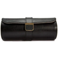 Wolf Palermo Double Watch Roll With Jewellery Case In Black Anthracite 213902 -Lux Jewellery Shop 213902 1 04022.1675676809