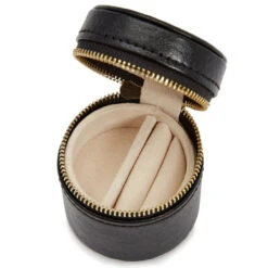 Wolf Palermo Double Watch Roll With Jewellery Case In Black Anthracite 213902 -Lux Jewellery Shop 213902 7 66799.1675676731