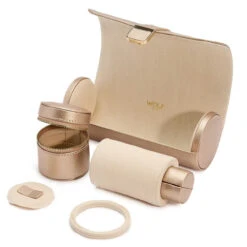 Wolf Palermo Double Watch Roll With Jewellery Case In Rose Gold 213916 -Lux Jewellery Shop 213916 4 28835.1675677111