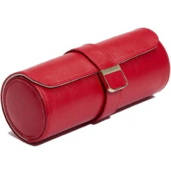 Wolf Palermo Double Watch Roll With Jewellery Case In Red 213972 -Lux Jewellery Shop 213972 2 91009.1675676945