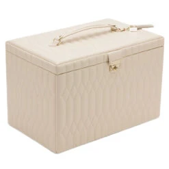 Wolf Caroline Extra Large Ivory Jewellery Case 329553 -Lux Jewellery Shop 329553 2 22121.1685084525