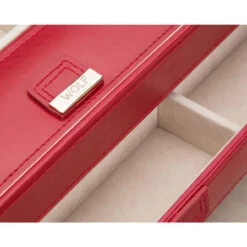 Wolf Caroline Large Red Jewellery Case 329672 -Lux Jewellery Shop 329672 4 26630.1685083866