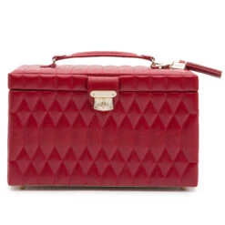 Wolf Caroline Large Red Jewellery Case 329672 -Lux Jewellery Shop 329672 1 84322.1685083860