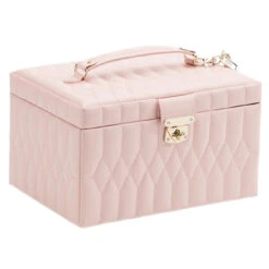 Wolf Caroline Medium Rose Quartz Jewellery Case 329715 -Lux Jewellery Shop 329715 2 83277.1685083815