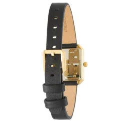 DKNY 12mm Black Leather Watch Strap For NY2644