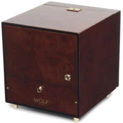 WOLF Savoy Burlwood Single Watch Winder 454410 -Lux Jewellery Shop 454410 1 73659.1618384583