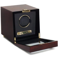 WOLF Savoy Burlwood Single Watch Winder 454410 -Lux Jewellery Shop 454410 3 16696.1618384582