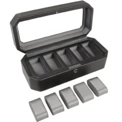 WOLF Windsor Black And Grey 5 Piece Watch Box 4583029 9 WOLF Windsor Black And Grey 5 Piece Watch Box 4583029 -Lux Jewellery Shop 4583029 2 69206.1686830237