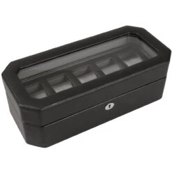 WOLF Windsor Black And Grey 5 Piece Watch Box 4583029 8 WOLF Windsor Black And Grey 5 Piece Watch Box 4583029 -Lux Jewellery Shop 4583029 83768.1686830237