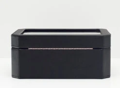WOLF Windsor Black Watch Storage Box With Drawer For 10 Watches 4586029 -Lux Jewellery Shop 4586029 3 21493.1506428693 1