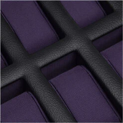 Wolf Windsor Black/Purple Watch Storage Box With Drawer For 10 Watches 458603 -Lux Jewellery Shop 458603 2 17851.1624010916