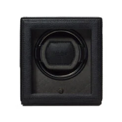 WOLF Cub Watchwinder With Cover In Pebble Black 461103 -Lux Jewellery Shop 461103 2 36409.1670934015