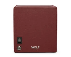 Wolf Cub Single Watch Winder With Glass Cover Bordeaux 461126 9 Wolf Cub Single Watch Winder With Glass Cover Bordeaux 461126 -Lux Jewellery Shop 461126 3 03172.1605542595