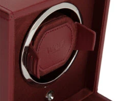 Wolf Cub Single Watch Winder With Glass Cover Bordeaux 461126 8 Wolf Cub Single Watch Winder With Glass Cover Bordeaux 461126 -Lux Jewellery Shop 461126 5 79092.1605542595