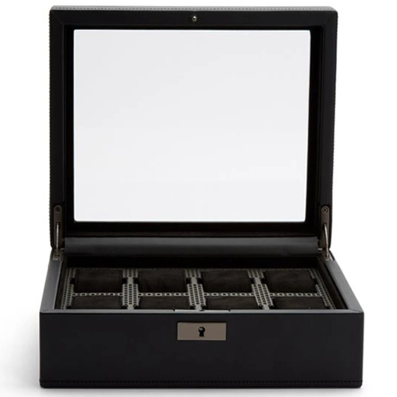 Wolf Axis 8 Piece Powder Coat Vegan Leather Watch Box 488003 5 Wolf Axis 8 Piece Powder Coat Vegan Leather Watch Box 488003 - Image 5