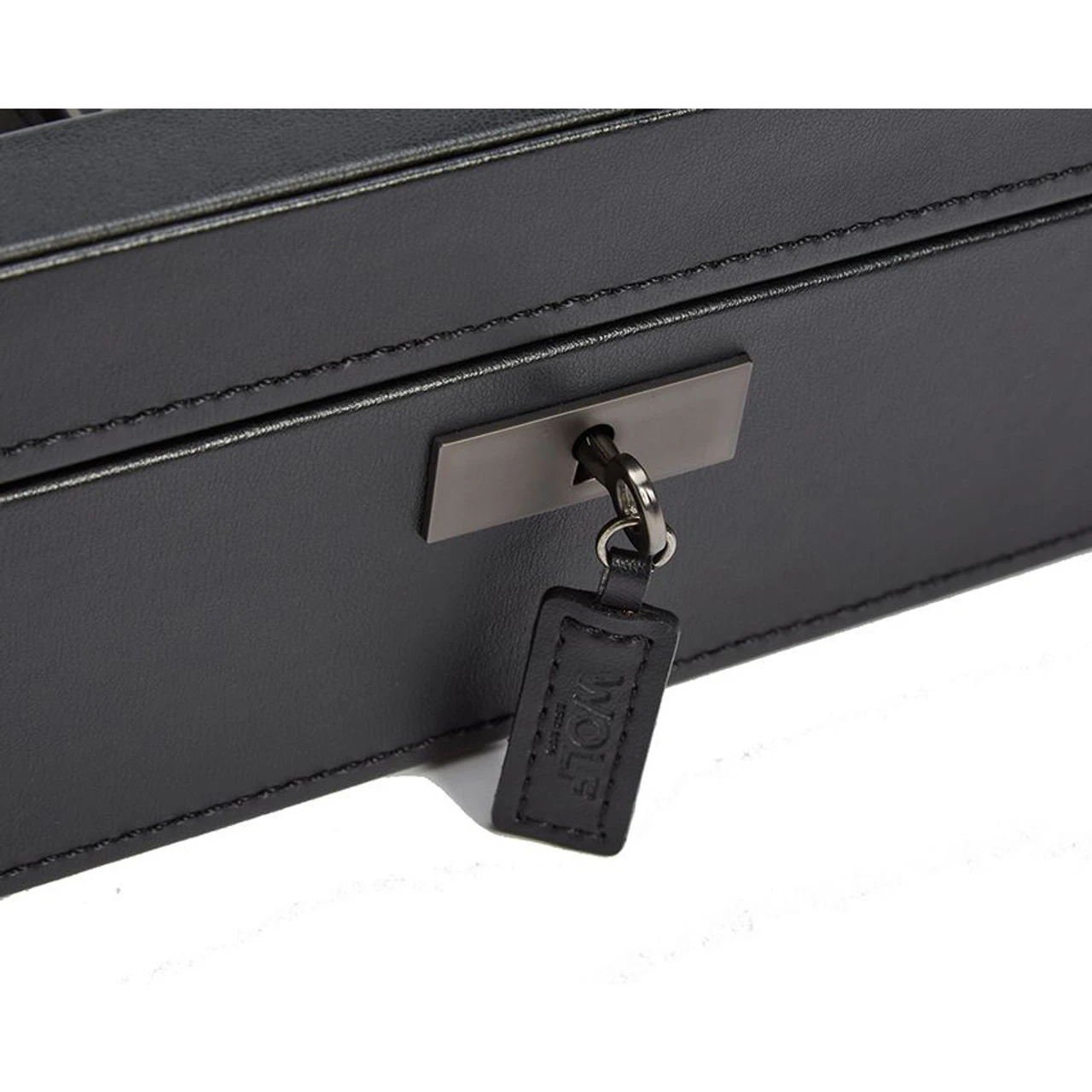 Wolf Axis 8 Piece Powder Coat Vegan Leather Watch Box 488003 4 Wolf Axis 8 Piece Powder Coat Vegan Leather Watch Box 488003 - Image 4