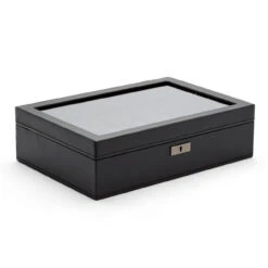 Wolf Axis 10 Piece Powder Coat Vegan Leather Watch Box 488103 -Lux Jewellery Shop 488103 2 90718.1675753993