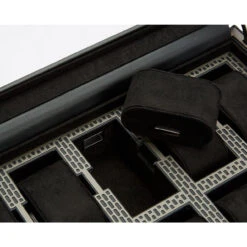 Wolf Axis 10 Piece Powder Coat Vegan Leather Watch Box 488103 -Lux Jewellery Shop 488103 6 08587.1675754000