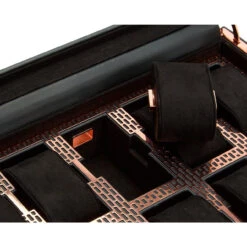 Wolf Axis 10 Piece Copper Plated Vegan Leather Watch Box 488116 -Lux Jewellery Shop 488116 6 71566.1675753902 2