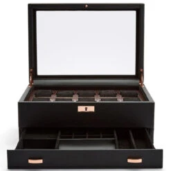 Wolf Axis 10 Piece Copper Plated With Drawer Watch Box 488216 -Lux Jewellery Shop 488216 4 48218.1675754078 1