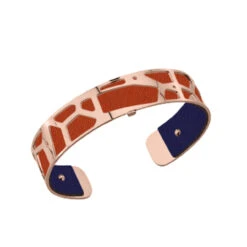 Les Georgettes Ladies Bracelet Rose Gold Small Size Girafe -Lux Jewellery Shop 70261654000000 Navy Blue Rust 1 45426.1495257077
