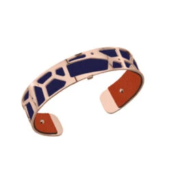 Les Georgettes Ladies Bracelet Rose Gold Small Size Girafe -Lux Jewellery Shop 70261654000000 Navy Blue Rust 55936.1495257077
