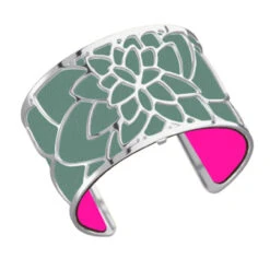 Les Georgettes Ladies Bracelet Silver Large Size Nenuphar -Lux Jewellery Shop 70284021600000 Menthol Dayglo Pink 18832.1495110392