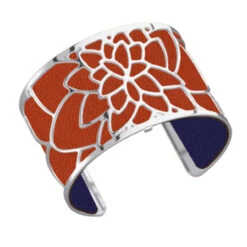 Les Georgettes Ladies Bracelet Silver Large Size Nenuphar -Lux Jewellery Shop 70284021600000 Navy Blue Rust 1 54539.1495084809