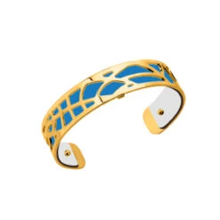 Les Georgettes Ladies Bracelet Gold Small Size Fougeres -Lux Jewellery Shop 70284090100000 White TurquoisBlue 1 63494.1494915227