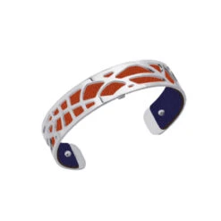 Les Georgettes Ladies Bracelet Silver Small Size Fougeres -Lux Jewellery Shop 70284091600000 Navy Blue Rust 00017.1495434706