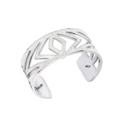 Les Georgettes Ladies Bracelet Silver Medium Size Chevrons