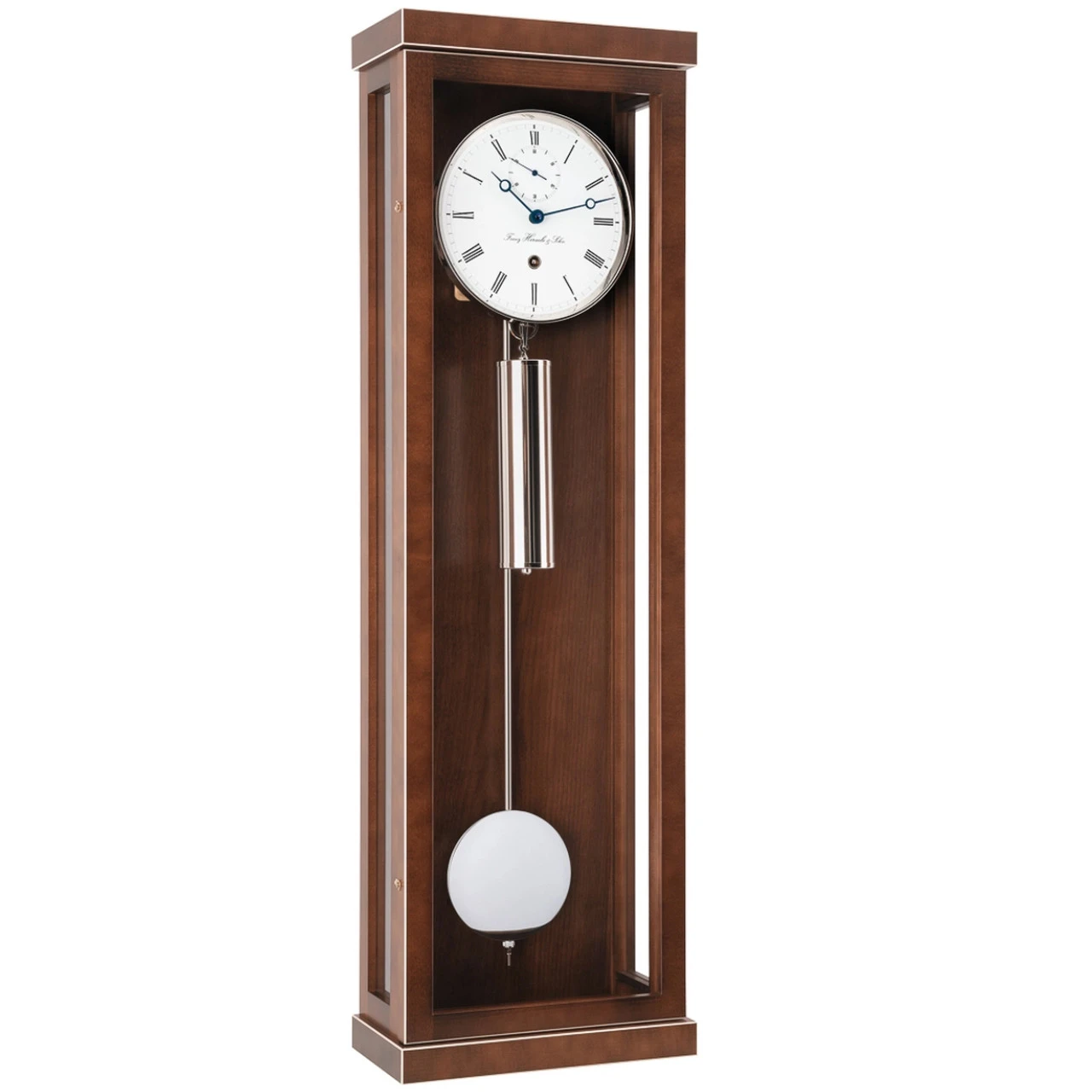 Hermle Mechanical Regulator 31 Day Walnut Pendulum Wall Clock 70996-030761 1 Hermle Mechanical Regulator 31 Day Walnut Pendulum Wall Clock 70996-030761