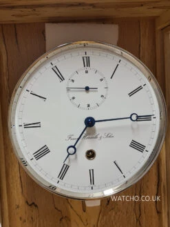 Hermle Mechanical Regulator 31 Day Ice Beech Pendulum Wall Clock 70996-T30761 8 Hermle Mechanical Regulator 31 Day Ice Beech Pendulum Wall Clock 70996-T30761 -Lux Jewellery Shop 70996 T30761 11 25620.1648480813