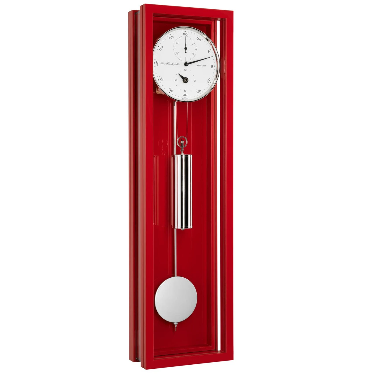 Hermle Mechanical Precision Movement 31 Days Power Reserve Red Long Case Wall Clock 71006-360761 1 Hermle Mechanical Precision Movement 31 Days Power Reserve Red Long Case Wall Clock 71006-360761