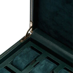 WOLF British Racing Green 10 Piece Watch Box With Storage 792841 -Lux Jewellery Shop 792841 5 46560.1640101104 1