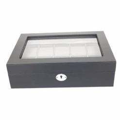 Orbit Black And Grey Leather Personalised Luxury Watch Box OW204 11 Orbit Black And Grey Leather Personalised Luxury Watch Box OW204 -Lux Jewellery Shop 7 38065.1638057582