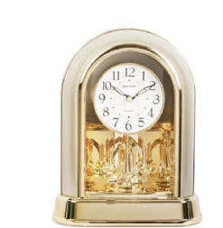 Rhythm Contemporary Mantel Clock Two Tone Gilt With Swaovski Pendulum 4SG696WR18 -Lux Jewellery Shop 7dd50e571ace2cdca7005aa7ee92efafb5202e30 55686.1490799167
