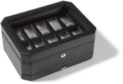 WOLF Windsor Black Watch Storage Box With Drawer For 10 Watches 4586029 -Lux Jewellery Shop 81JF LIXQ6L. SL1500 53194.1506347369 1