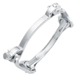 925 Sterling Silver Spanner And Socket Bracelet Baby Children Bangle P702019