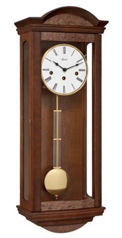 Hermle Mechanical Regulator Pendulum Westminster Chime Walnut Wall Clock 71001-030341